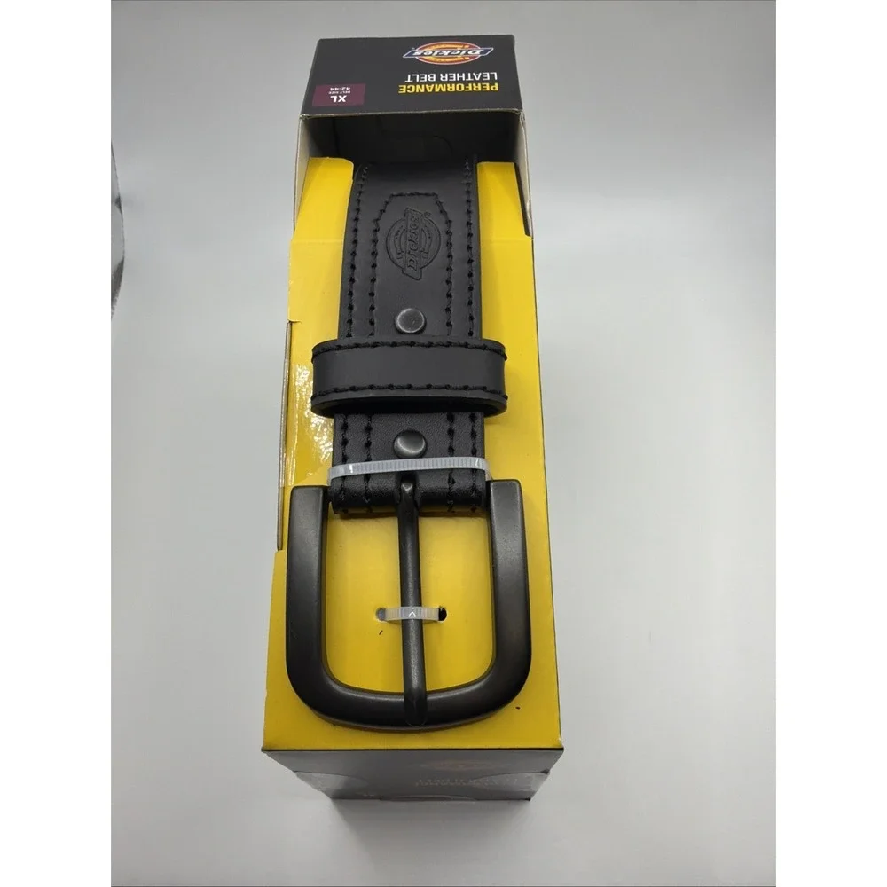Dickie Performance Leather Belt Black.‎ Size XL 42-44